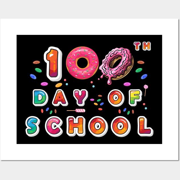 100th Day Of School Wall Art by trendybestgift